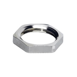 1 pcs : 1412508 - CONN HEX NUT SILVER