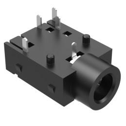 1 pcs : 54-00175 - CONN JACK STEREO 3.5MM R/A