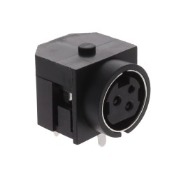 1 pcs : JACKPWRDIN3L - 3P POWER DIN JACK DIP