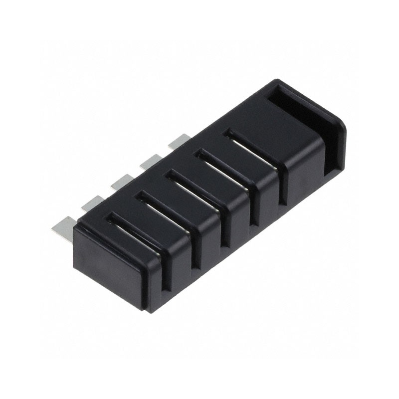 1 pcs : 787614-1 - CONN RCPT 5POS 5.00MM EDGE SMD