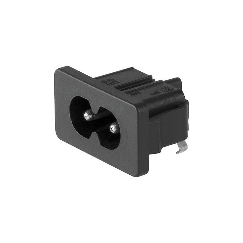 1 pcs : 4300.0103 - PWR ENT RCPT IEC320-C8 PNL SLDR