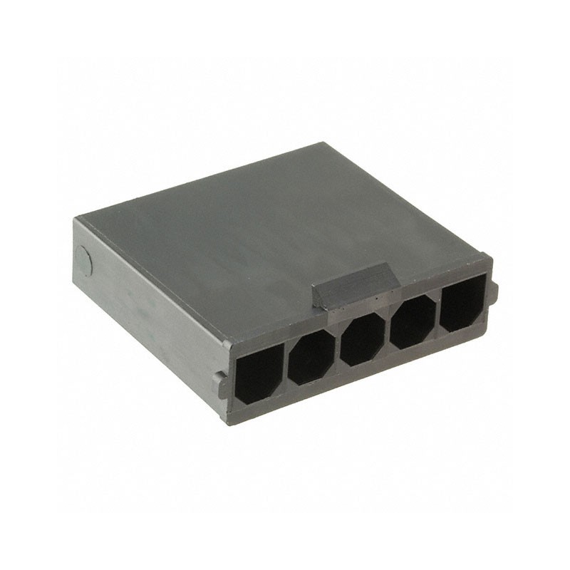 1 pcs : 1726732005 - CONN HSG PLUG 5POS 7.50MM BLACK