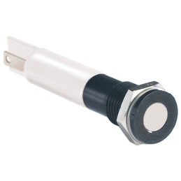 1 pcs - RS PRO White Panel Mount Indicator, 2V dc, 6mm Mounting Hole Size, IP67