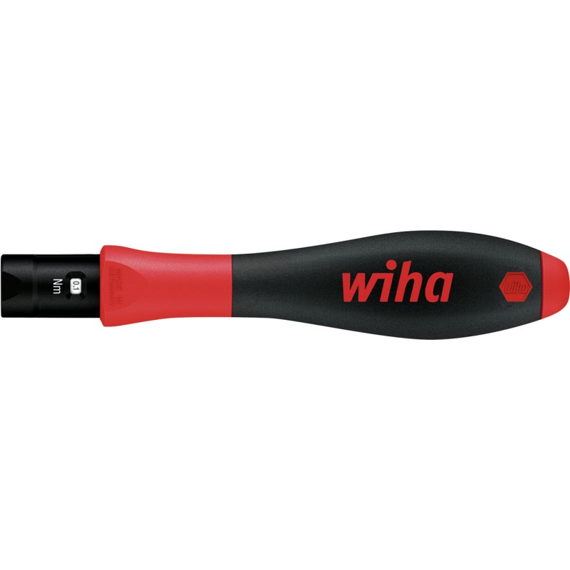 1 pcs - Wiha Adjustable Hex Torque Screwdriver, 0.8 - 5Nm, 4 mm Drive