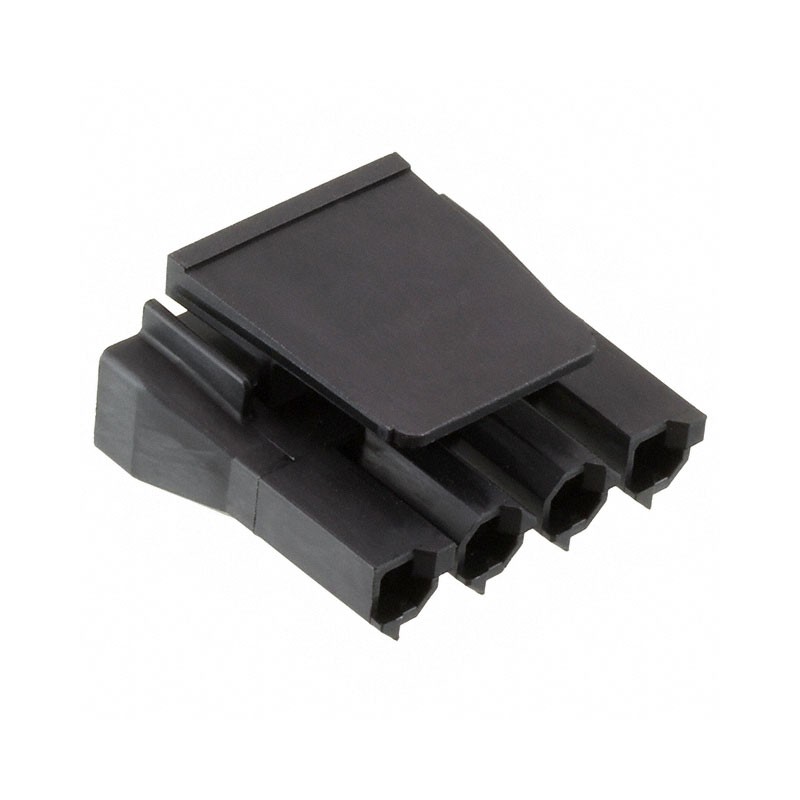 1 pcs : 0444412004 - CONN HSG RCPT 4POS 7.50MM BLACK