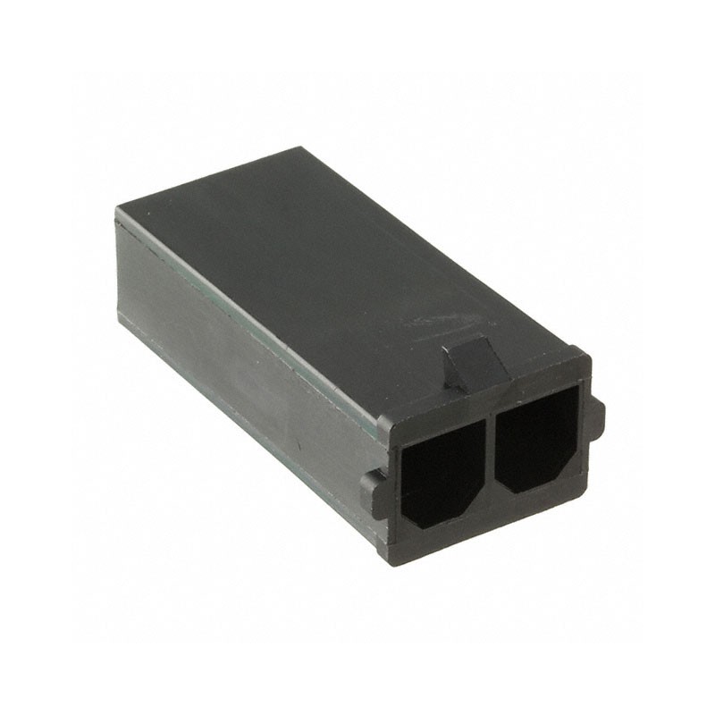 1 pcs : 1726732002 - CONN HSG PLUG 2POS 7.50MM BLACK