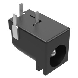 1 pcs : 54-00134 - CONN JACK R/A PCB 5.5X2.5MM