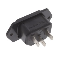 1 pcs : 6100.9200 - PWR ENT RCPT IEC320-C14 RIVET QC