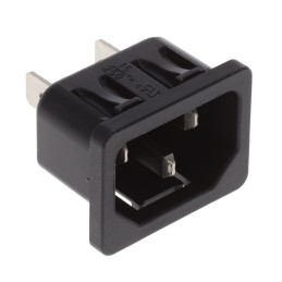 1 pcs : 6100.4308 - PWR ENT RCPT IEC320-C14 PANEL QC