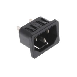 1 pcs : 6100.4212 - PWR ENT RCPT IEC320-C14 PANEL QC