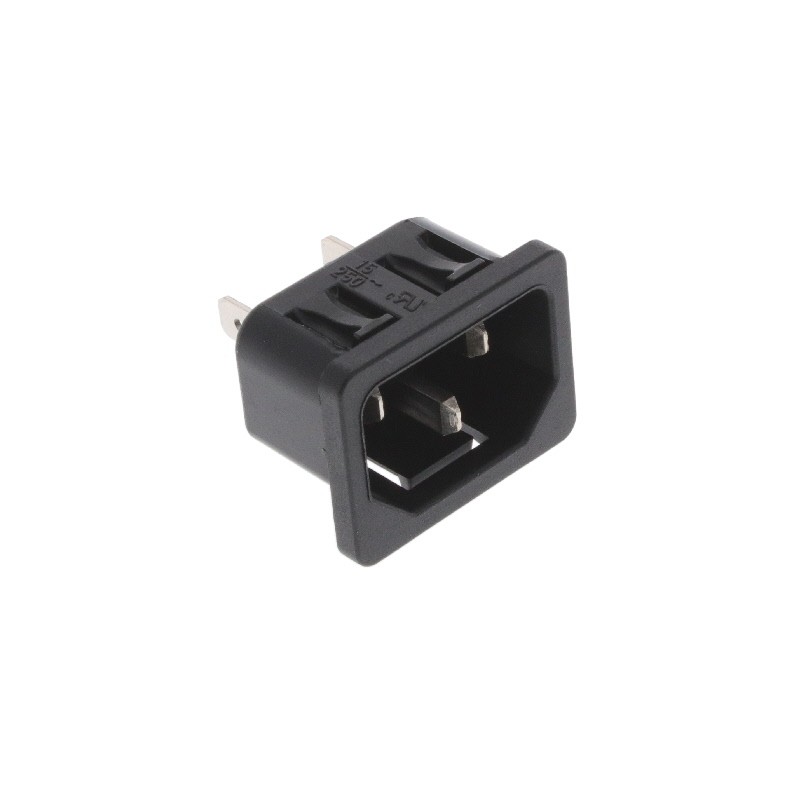 1 pcs : 6100.4212 - PWR ENT RCPT IEC320-C14 PANEL QC