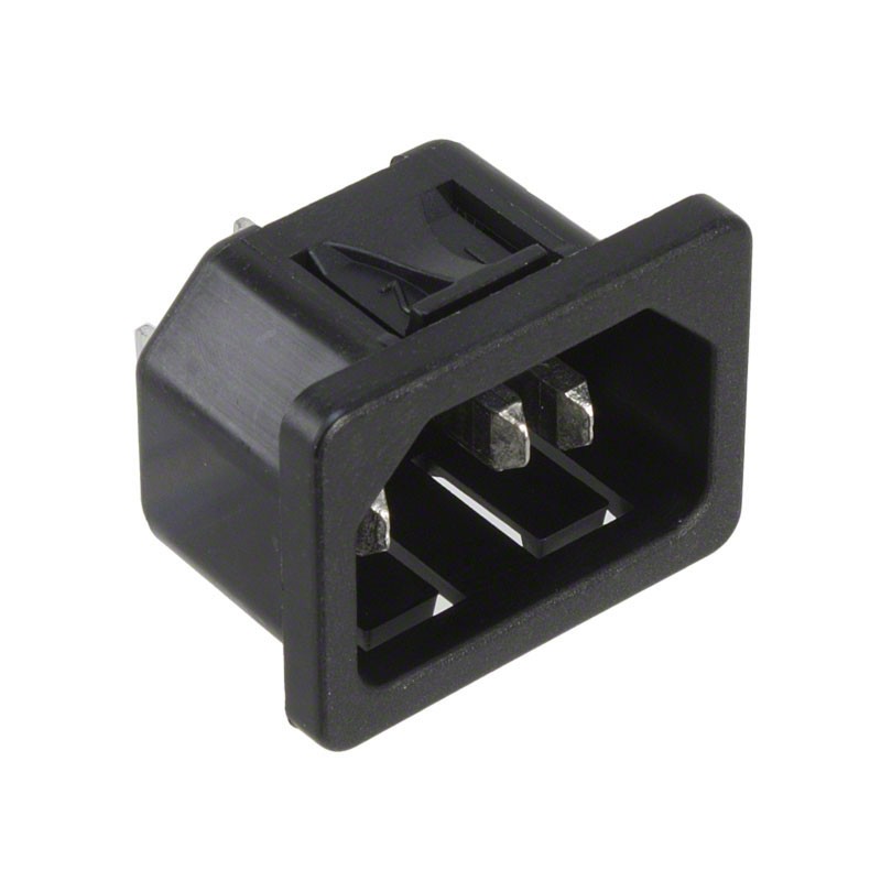 1 pcs : 6100.4112 - PWR ENT RCPT IEC320-C14 PNL SLDR