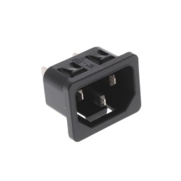 1 pcs : 6100.4230 - PWR ENT RCPT IEC320-C14 PANEL QC