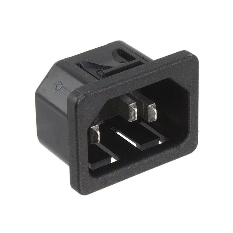 1 pcs : 6100.4120 - PWR ENT RCPT IEC320-C14 PNL SLDR