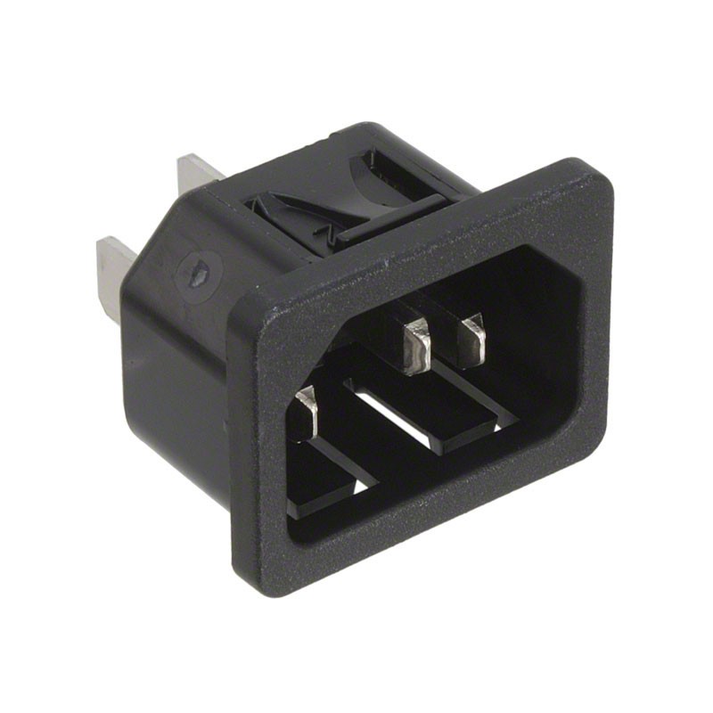 1 pcs : 6100.4312 - PWR ENT RCPT IEC320-C14 PANEL QC