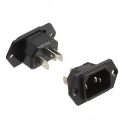 1 pcs : 6100.3300 - PWR ENT RCPT IEC320-C14 PANEL QC