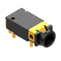 1 pcs : 54-00298 - CONN JACK 4COND 3.5MM R/A