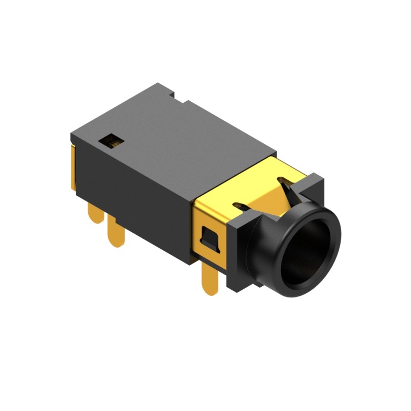 1 pcs : 54-00298 - CONN JACK 4COND 3.5MM R/A