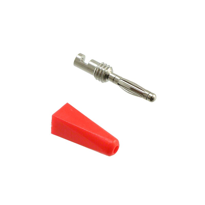 1 pcs : 5936-2 - CONN BANANA PLUG MINI SLDR RED