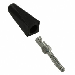 1 pcs : 5936-0 - CONN BANANA PLUG MINI SLDR BLACK