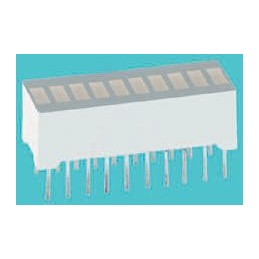 1 pcs - DC-10EWA Kingbright Light Bar LED Display, Red 9 mcd