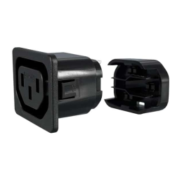 1 pcs : 715W-15/02 - PWR ENT RCPT IEC320-C14 PNL IDC