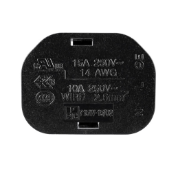 1 pcs : 715W-15/02 - PWR ENT RCPT IEC320-C14 PNL IDC