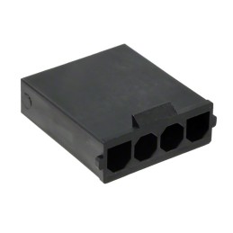 1 pcs : 0436802004 - CONN HSG PLUG 4POS 7.50MM BLACK