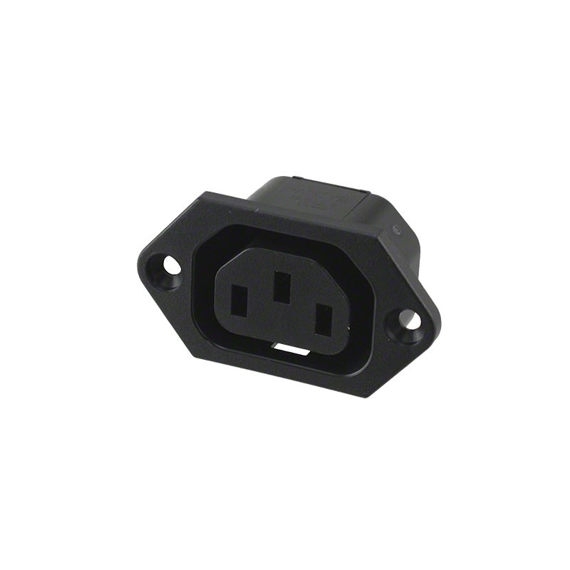 1 pcs : 6600.3200 - PWR ENT RCPT IEC320-2-2F PNL QC