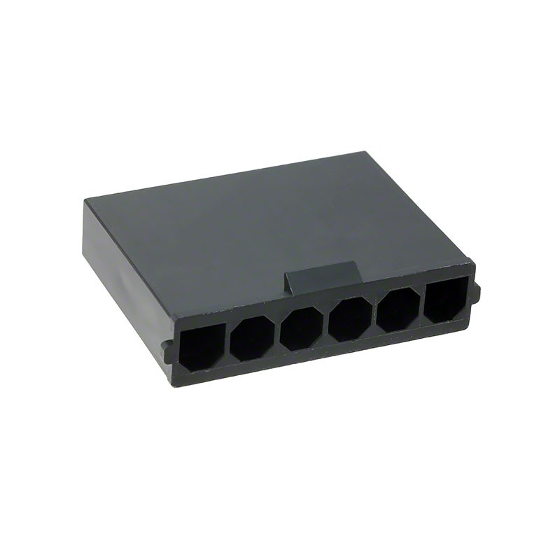 1 pcs : 0436802006 - CONN HSG PLUG 6POS 7.50MM BLACK