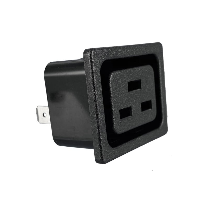 1 pcs : 746W-15/08 - PWR ENT RCPT IEC320-2-2J PNL QC