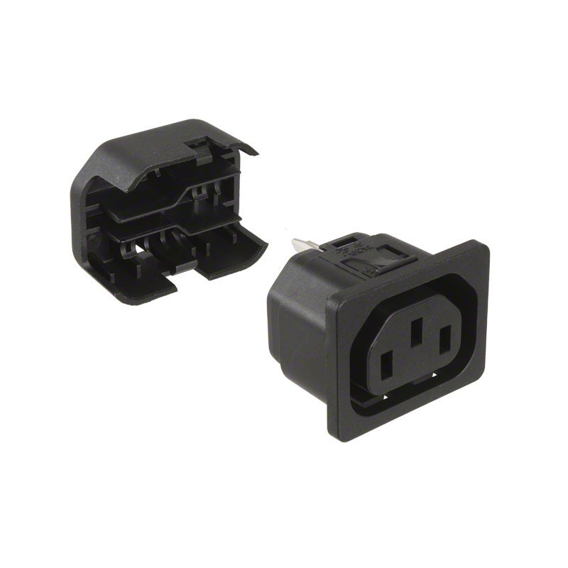 1 pcs : 6610.2154 - PWR ENT RCPT IEC320-2-2F PNL IDC