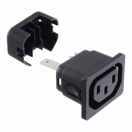 1 pcs : 6610.5254 - PWR ENT RCPT IEC320-2-2F PNL IDC