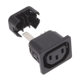 1 pcs : 6610.1253 - 6610 APPLIANCE OUTLET 10A 70C