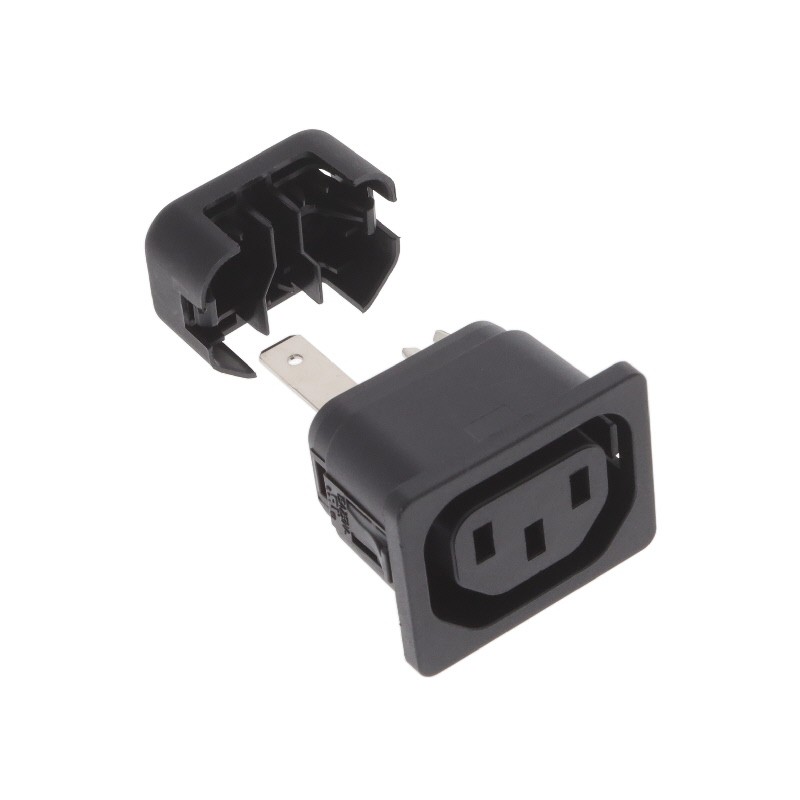 1 pcs : 6610.1253 - 6610 APPLIANCE OUTLET 10A 70C