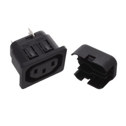 1 pcs : 6610.4013 - PWR ENT RCPT IEC320-2-2F PNL IDC