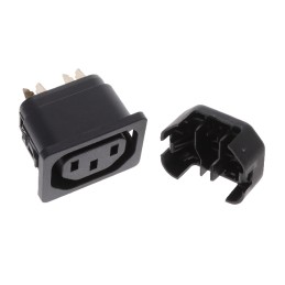 1 pcs : 6610.3017 - PWR ENT RCPT IEC320-2-2F PNL IDC