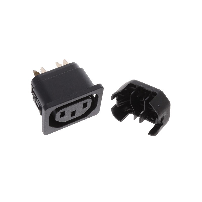 1 pcs : 6610.3017 - PWR ENT RCPT IEC320-2-2F PNL IDC