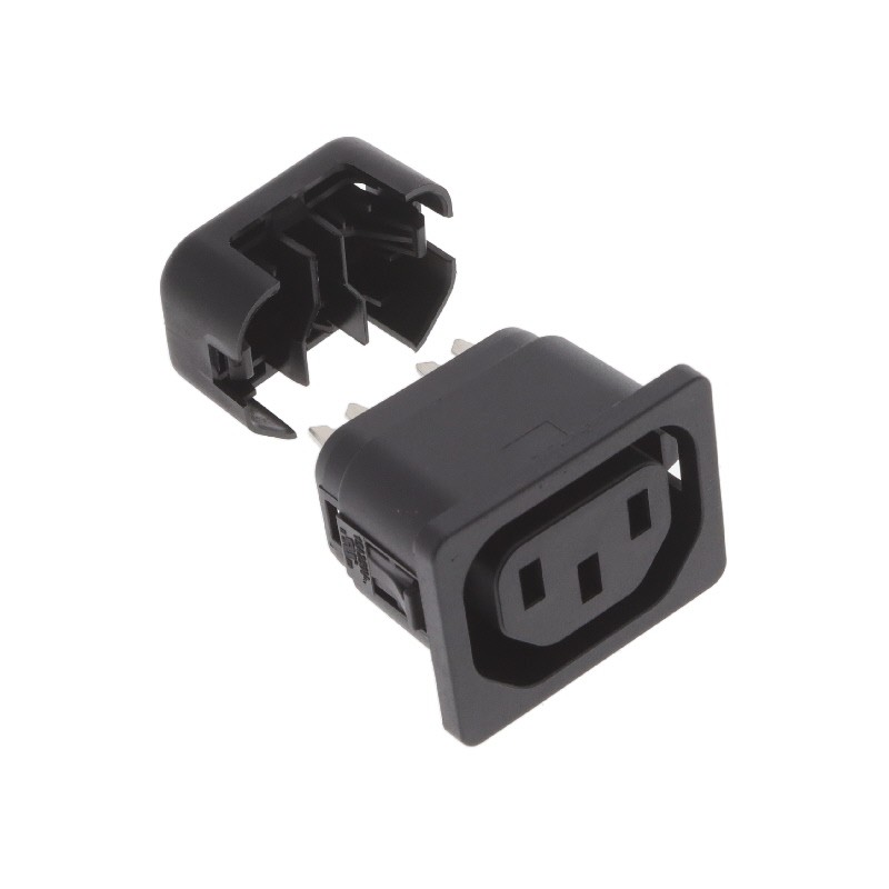 1 pcs : 6610.3016 - PWR ENT RCPT IEC320-2-2F PNL IDC