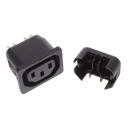 1 pcs : 6610.3012 - PWR ENT RCPT IEC320-2-2F PNL IDC