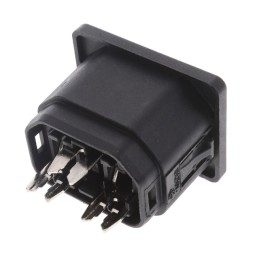 1 pcs : 6610.1012 - PWR ENT RCPT IEC320-2-2F PNL IDC