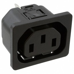 1 pcs : 6610.4014 - PWR ENT RCPT IEC320-2-2F PNL IDC