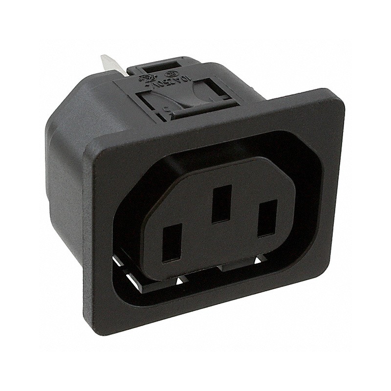 1 pcs : 6610.4014 - PWR ENT RCPT IEC320-2-2F PNL IDC