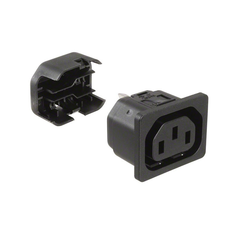 1 pcs : 6610.2014 - PWR ENT RCPT IEC320-2-2F PNL IDC