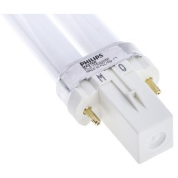 1 pcs - G23 Twin Tube Shape CFL Bulb, 11 W, 4000K, Cool White Colour Tone