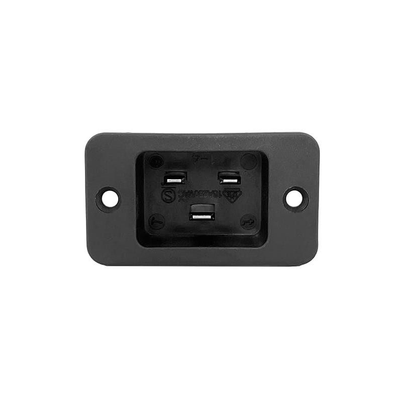 1 pcs : 744W-00/01 - PWR ENT RCPT IEC320-C20 PNL SLDR