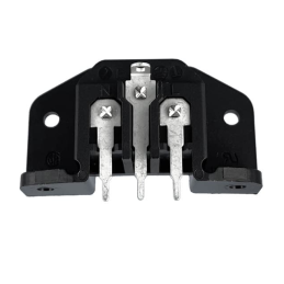 1 pcs : 703W-00/53 - PWR ENT RCPT IEC320-C14 PNL SLDR