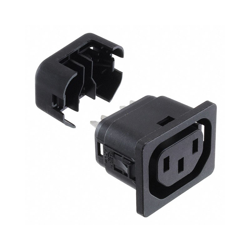 1 pcs : 6610.3016.03 - PWR ENT RCPT IEC320-2-2F PNL IDC