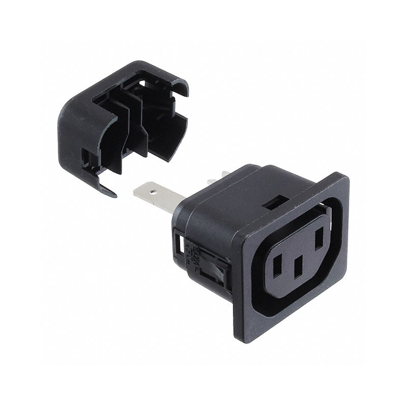 1 pcs : 6610.1354.03 - PWR ENT RCPT IEC320-2-2F PNL IDC