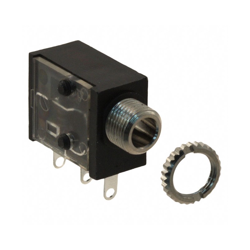 1 pcs : 35RAPC2AV - CONN JACK MONO 3.5MM R/A